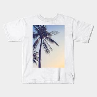 Palm Tree By The Beach Kids T-Shirt